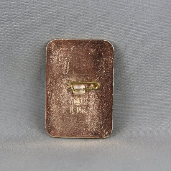 Vintage Hockey Pin - 1979 World Hockey Championships Official Logo - Stamped Pin - Picture 2 of 3